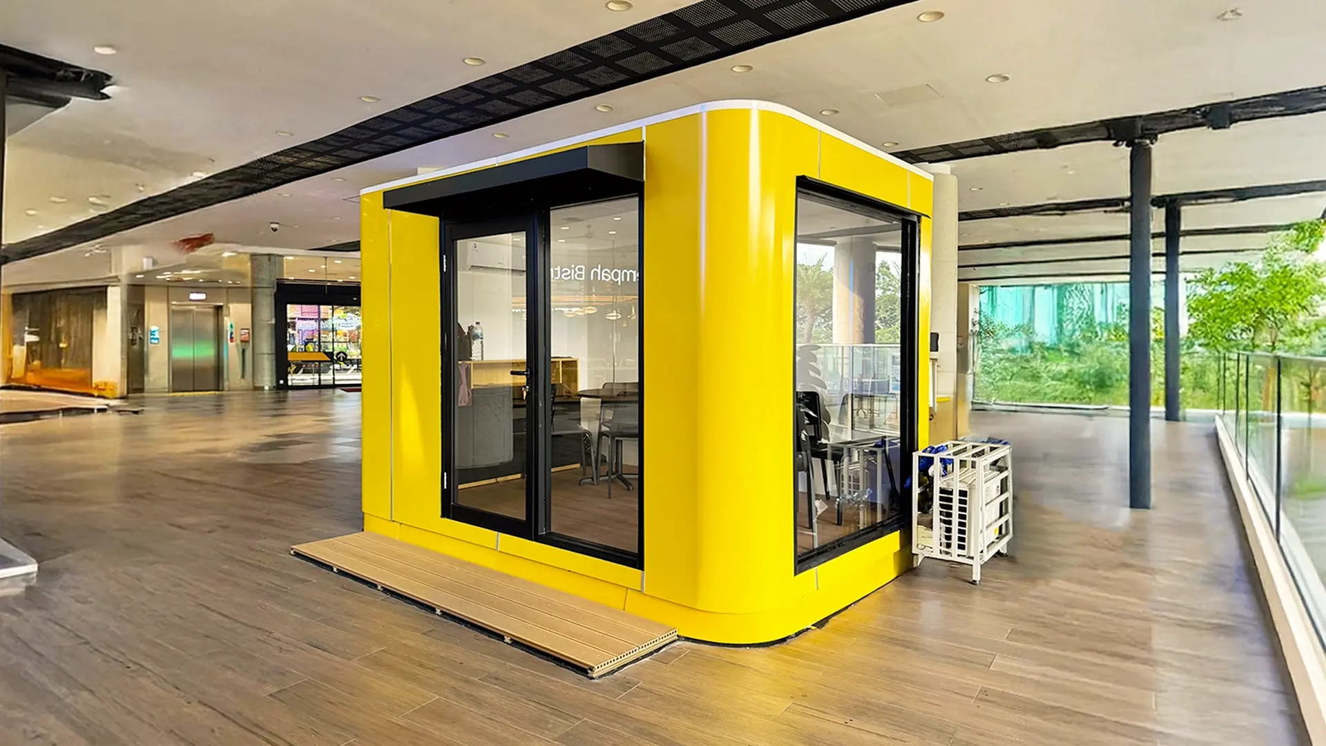 indoor sales cabin modular prefab